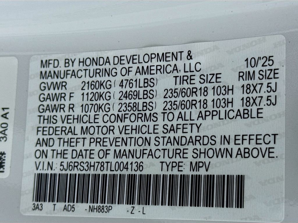 New 2026 Honda CR-V EX-L image 32