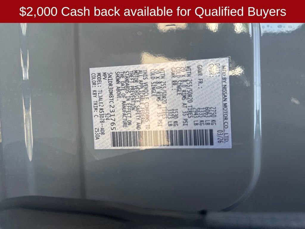 New 2026 Nissan Pathfinder Platinum image 29