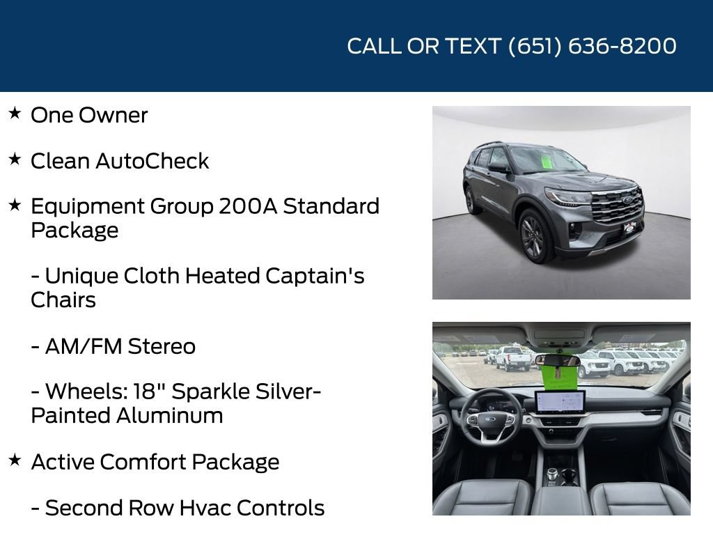 Used 2026 Ford Explorer Active w/ Active Comfort Package AWD/4WD image 5