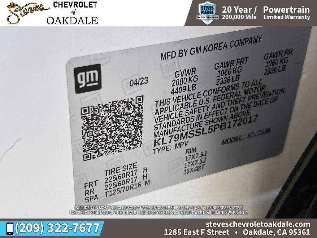 Certified 2023 Chevrolet TrailBlazer ACTIV w/ Sun and Liftgate Package image 37