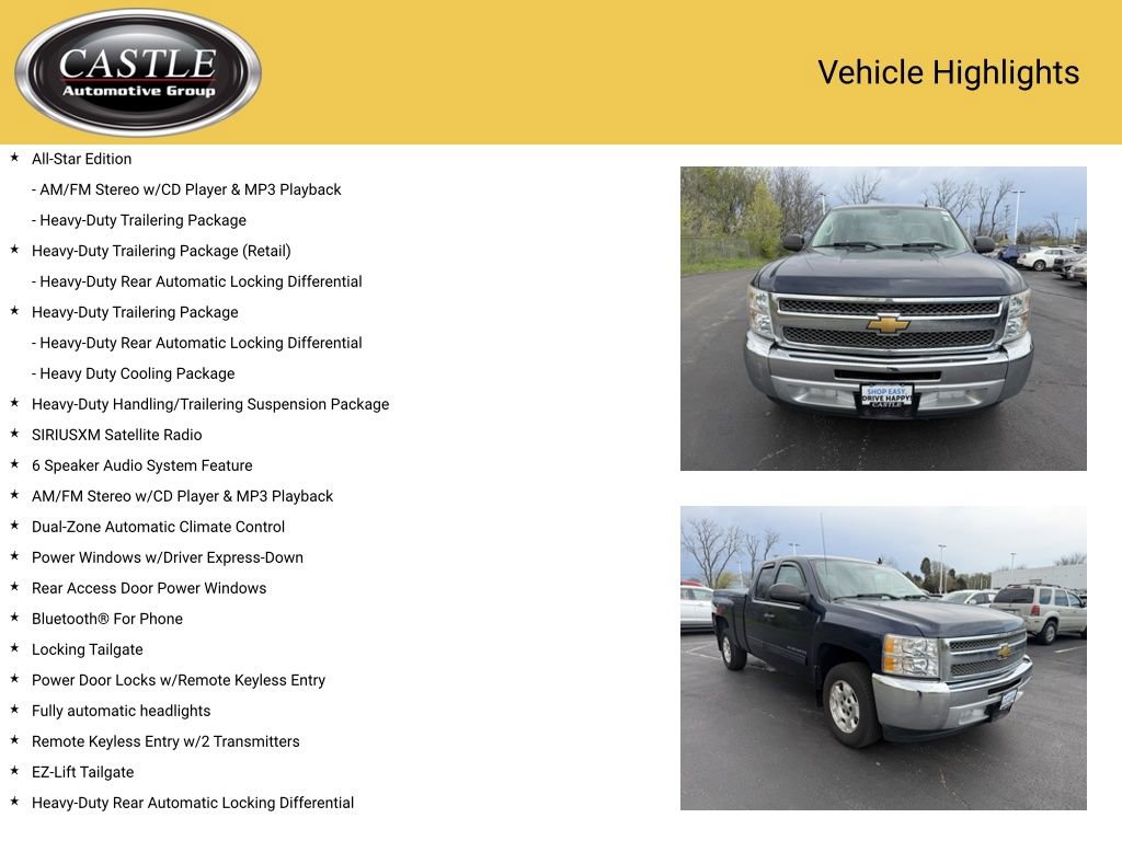 Used 2012 Chevrolet Silverado 1500 LT w/ All-Star Edition RWD image 7