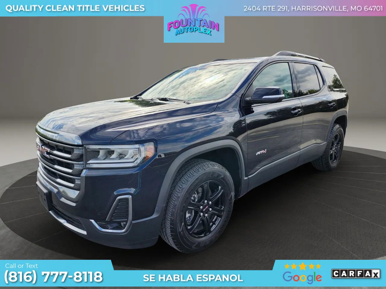 Used 2022 GMC Acadia AT4 w/ Technology Package