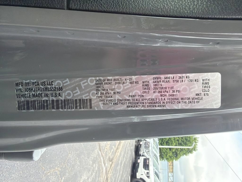 Used 2021 Jeep Gladiator Overland AWD/4WD image 38