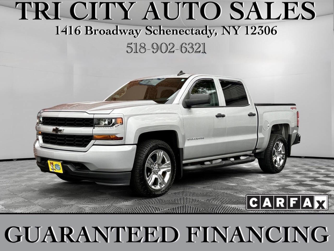 Used 2018 Chevrolet Silverado 1500 Custom w/ Custom Value Package image 1