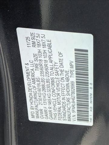 Certified 2026 Honda Odyssey EX-L image 16