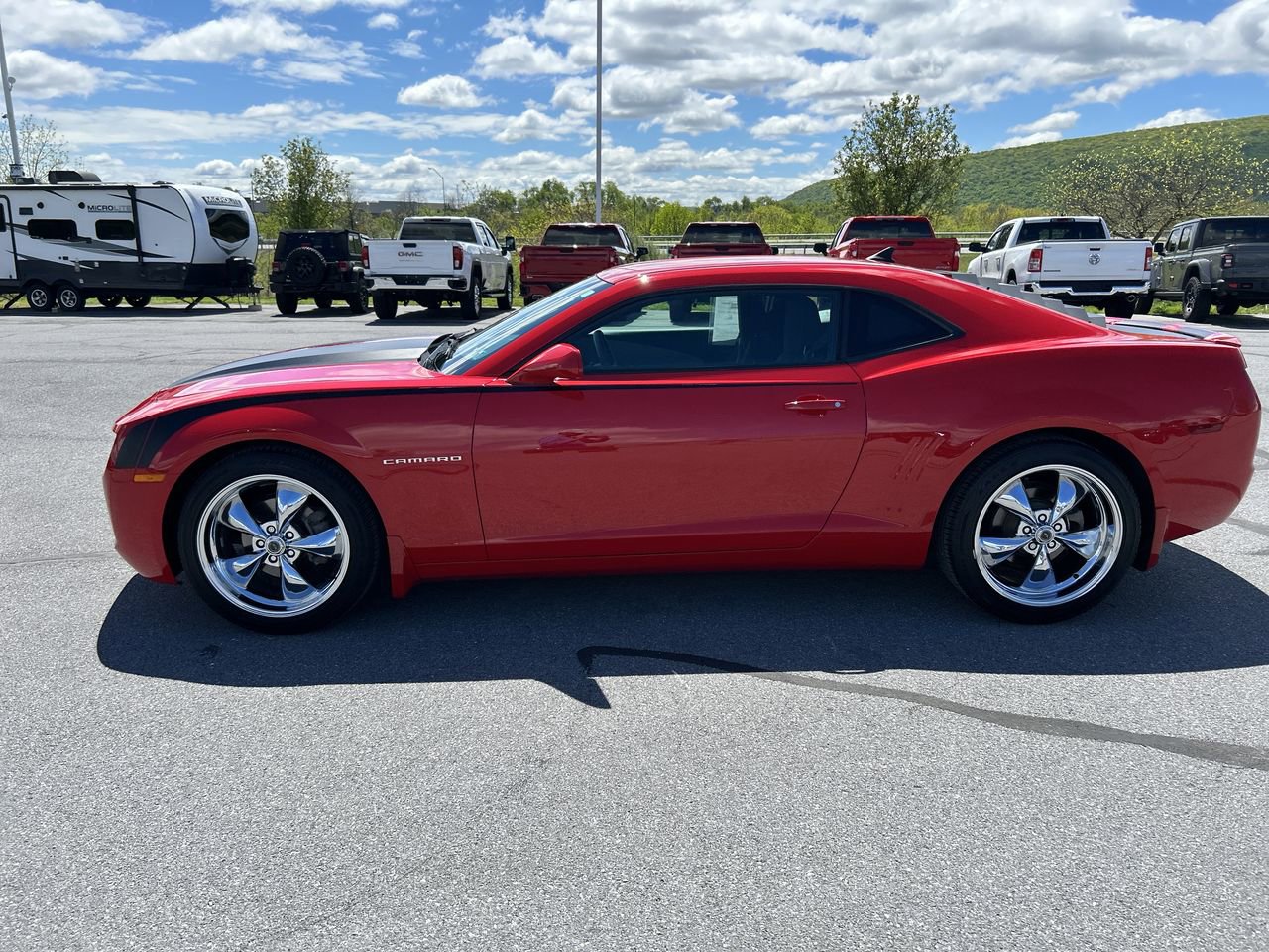 Used 2012 Chevrolet Camaro LS w/ Black Hockey Stripe Package RWD image 4