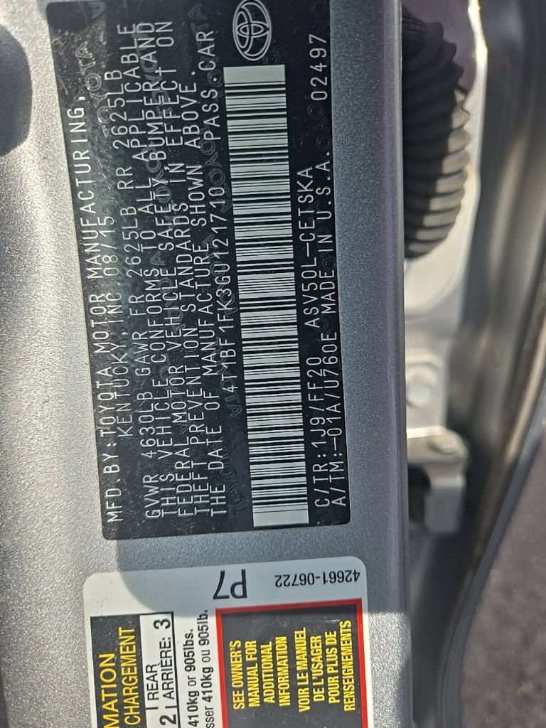 Used 2016 Toyota Camry SE FWD image 11