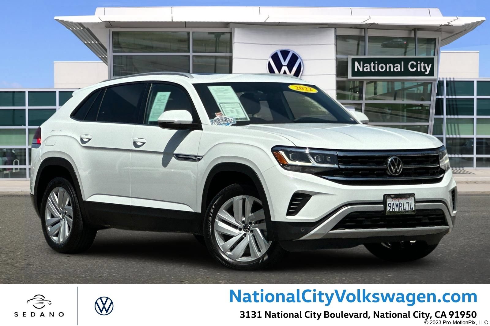 Used 2022 Volkswagen Atlas Cross Sport SE w/ Panoramic Sunroof Package