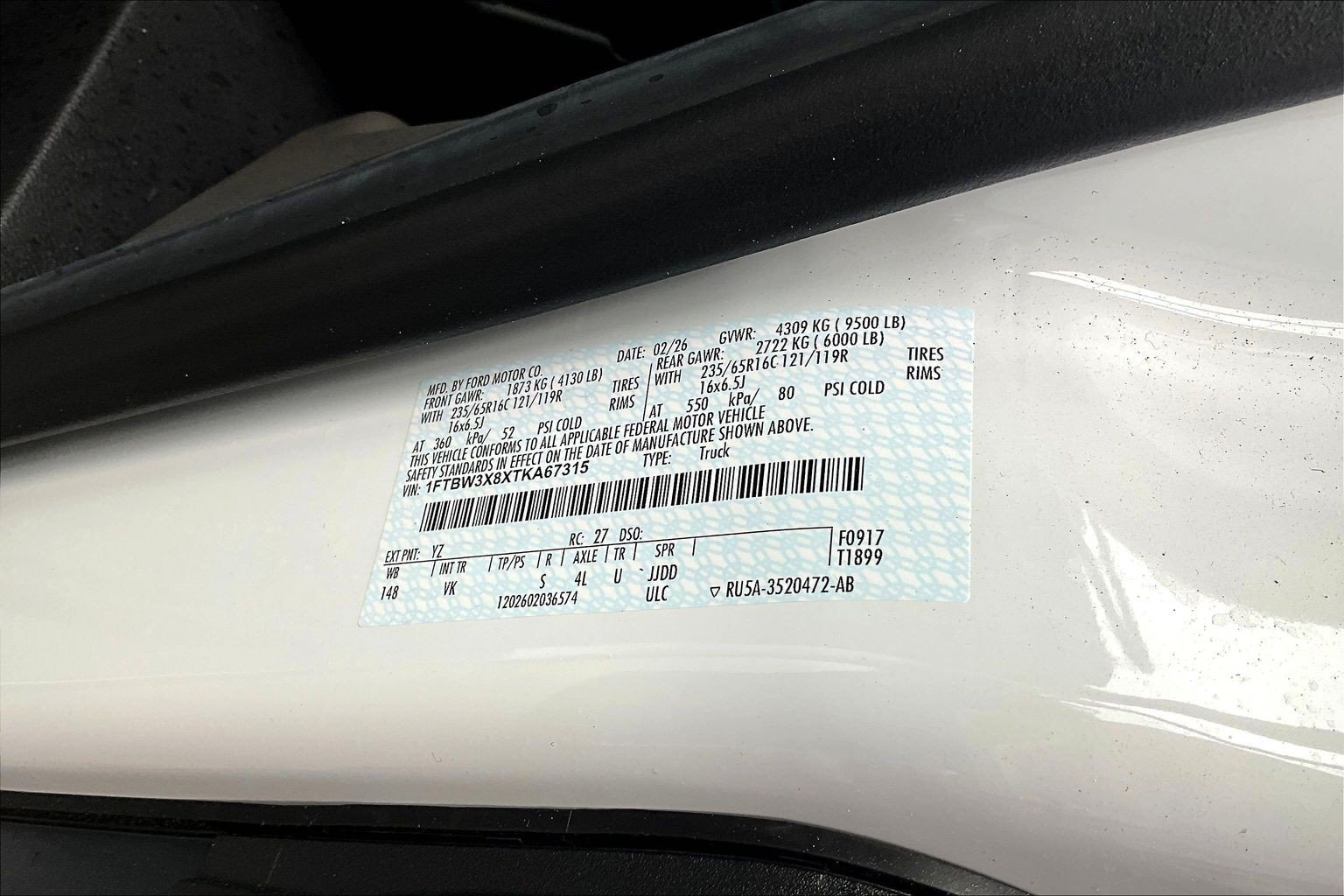 New 2026 Ford Transit 350 148 High Roof Extended w/ Load Area Protection Package RWD image 14