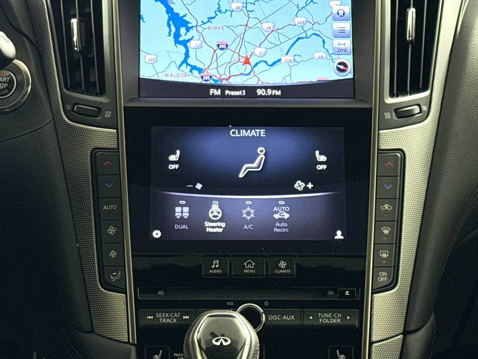 Used 2018 INFINITI Q50 Red Sport 400 w/ Sensory Package (Sport) AWD/4WD image 21