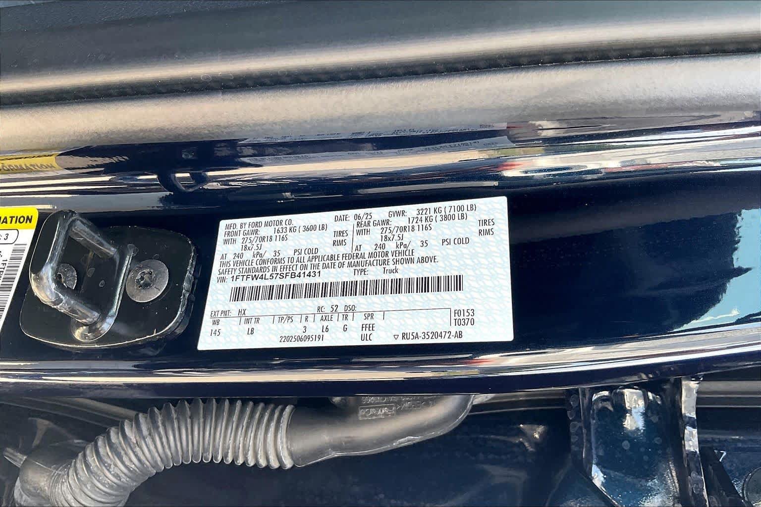 Used 2025 Ford F150 Tremor w/ Bed Utility Package AWD/4WD image 65