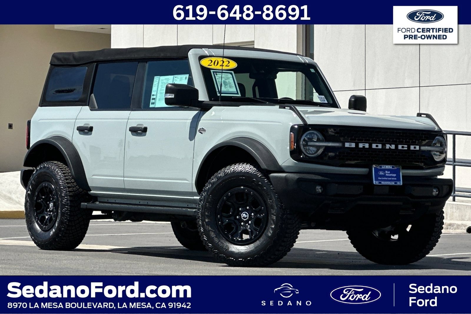 Certified 2022 Ford Bronco Wildtrak AWD/4WD image 1