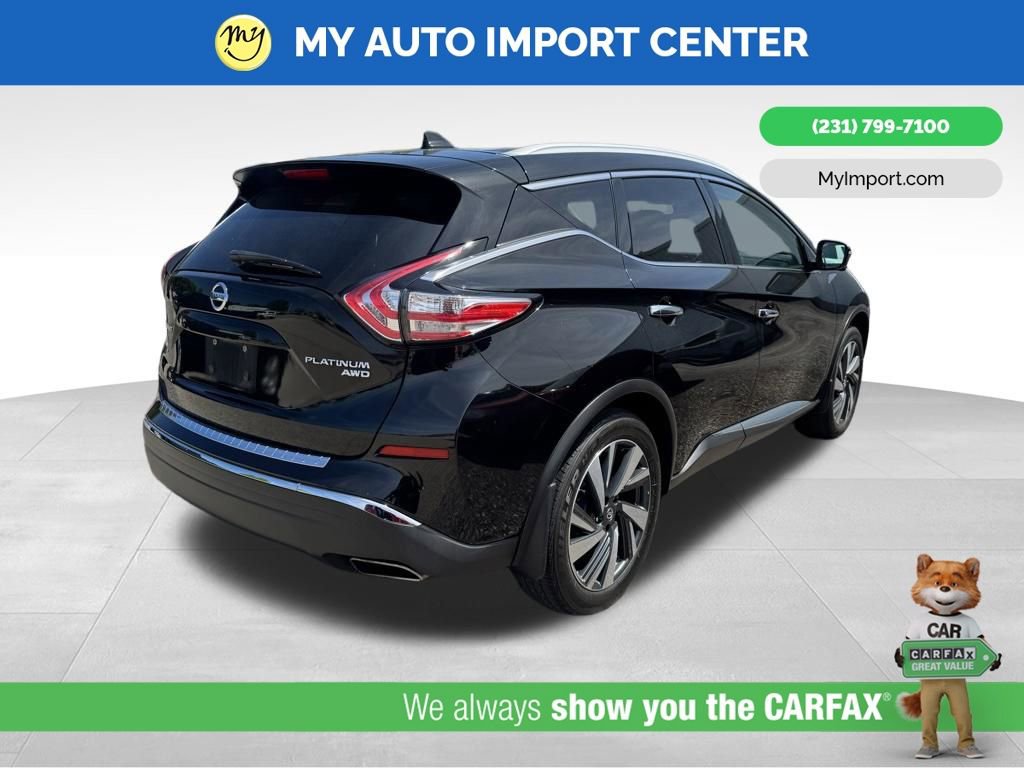 Used 2017 Nissan Murano Platinum w/ Platinum Technology Package AWD/4WD image 2
