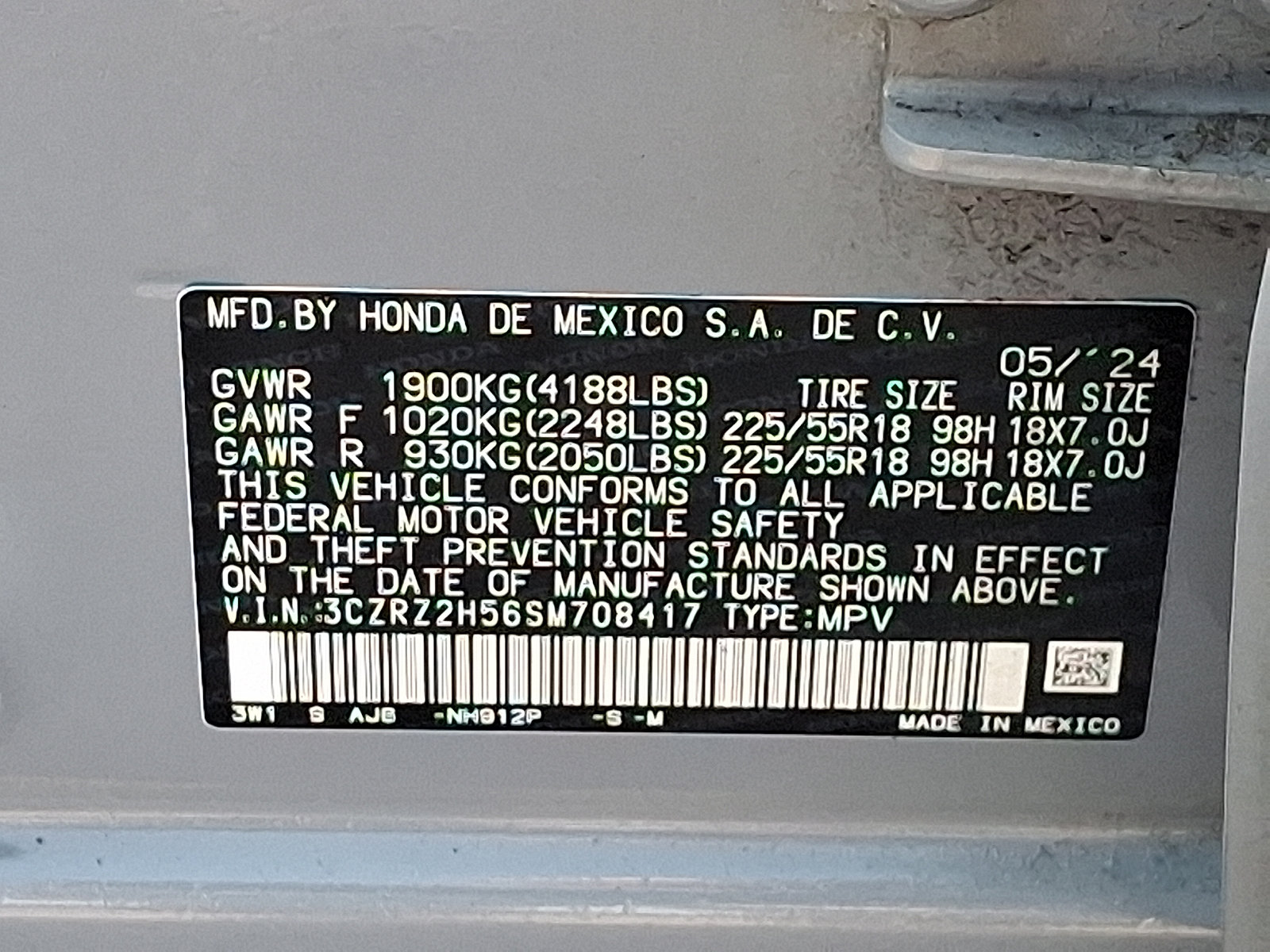 Used 2025 Honda HR-V Sport image 26