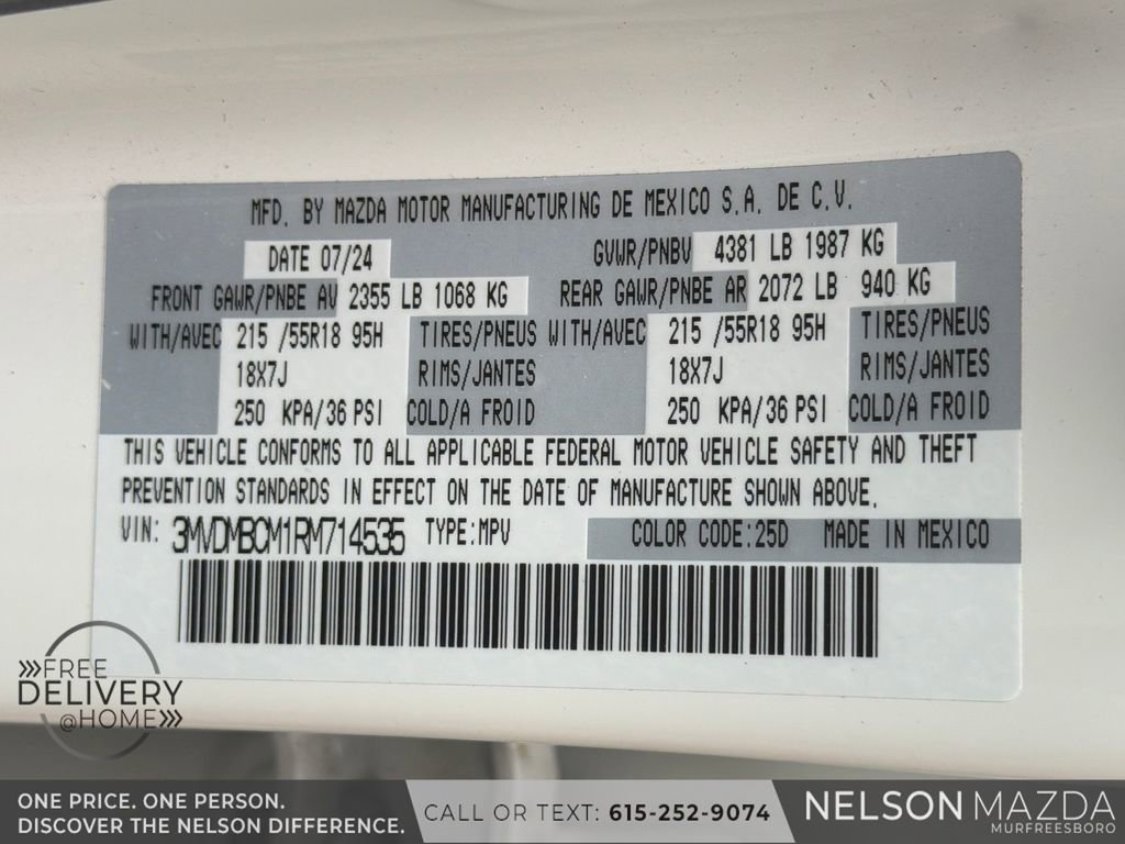 Certified 2024 MAZDA CX-30 AWD 2.5 S w/ Preferred Package image 30