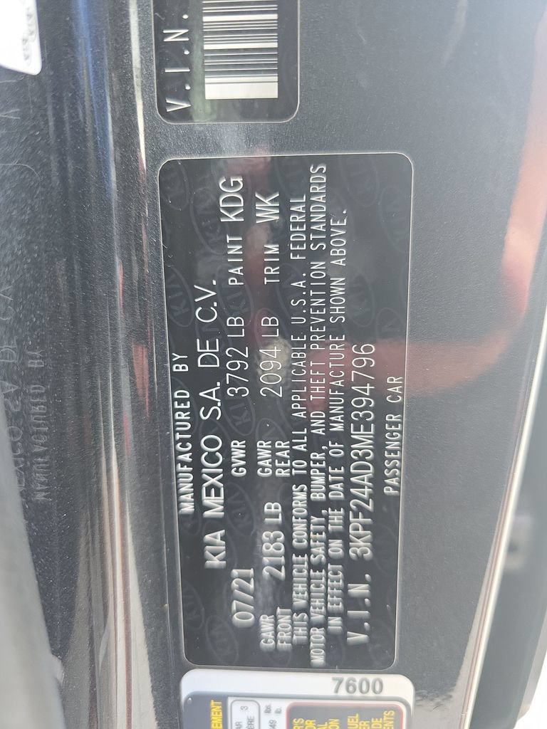 Used 2021 Kia Forte Sedan FWD image 24