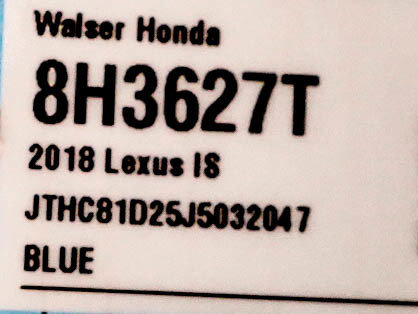 Used 2018 Lexus IS 300 AWD image 27