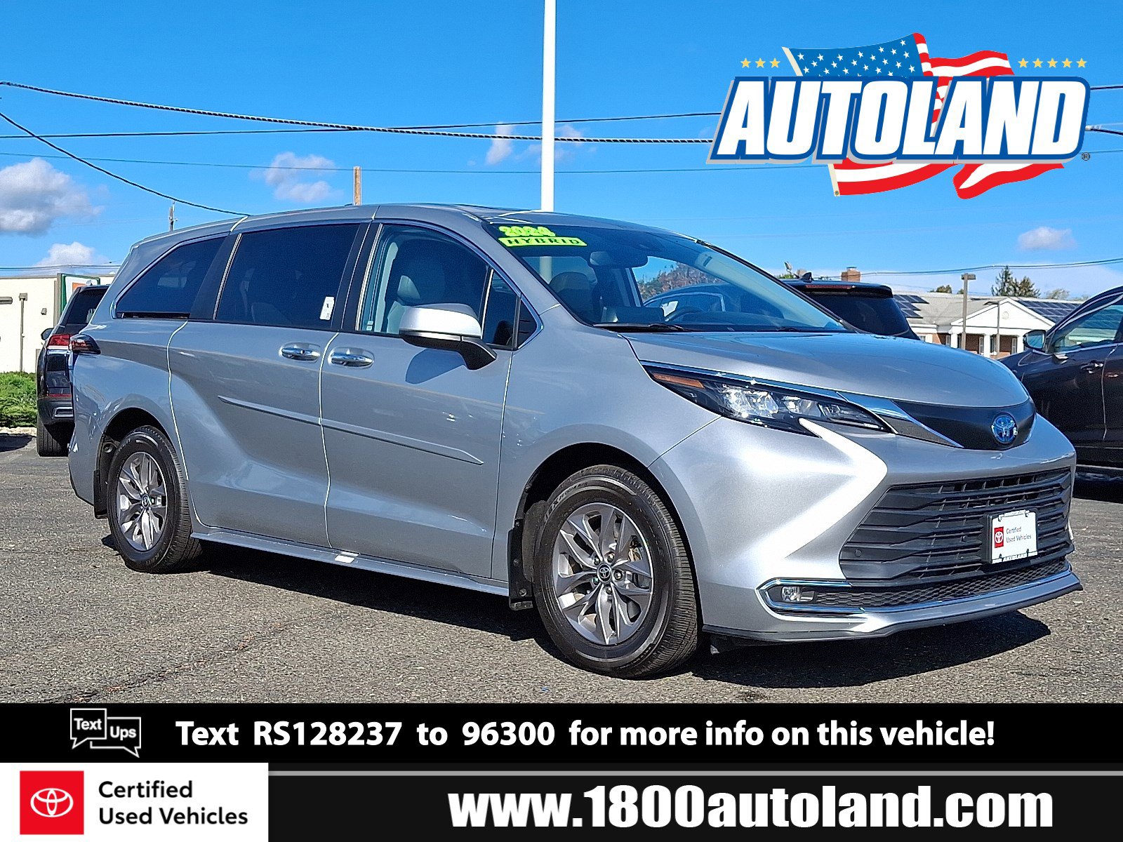 Certified 2024 Toyota Sienna XLE