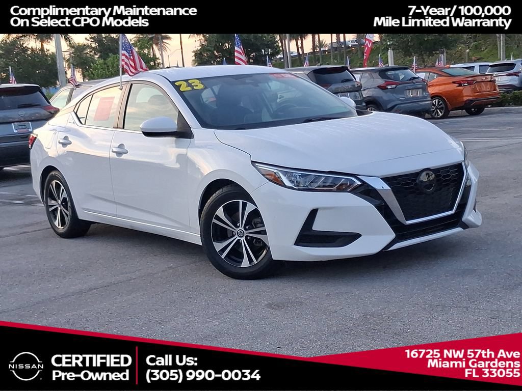 Certified 2023 Nissan Sentra SV w/ All-Weather Package