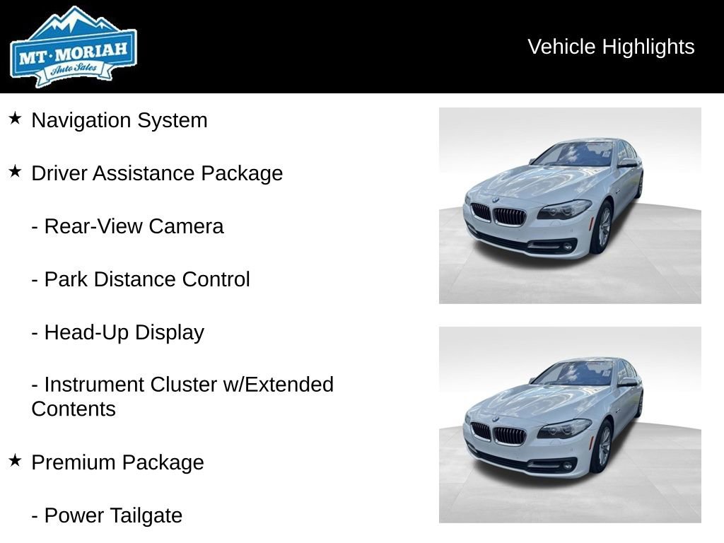 Used 2016 BMW 528i Sedan RWD image 4