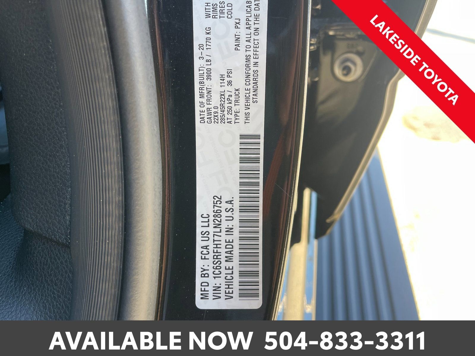 Used 2020 RAM 1500 Limited w/ Black Appearance Package image 38