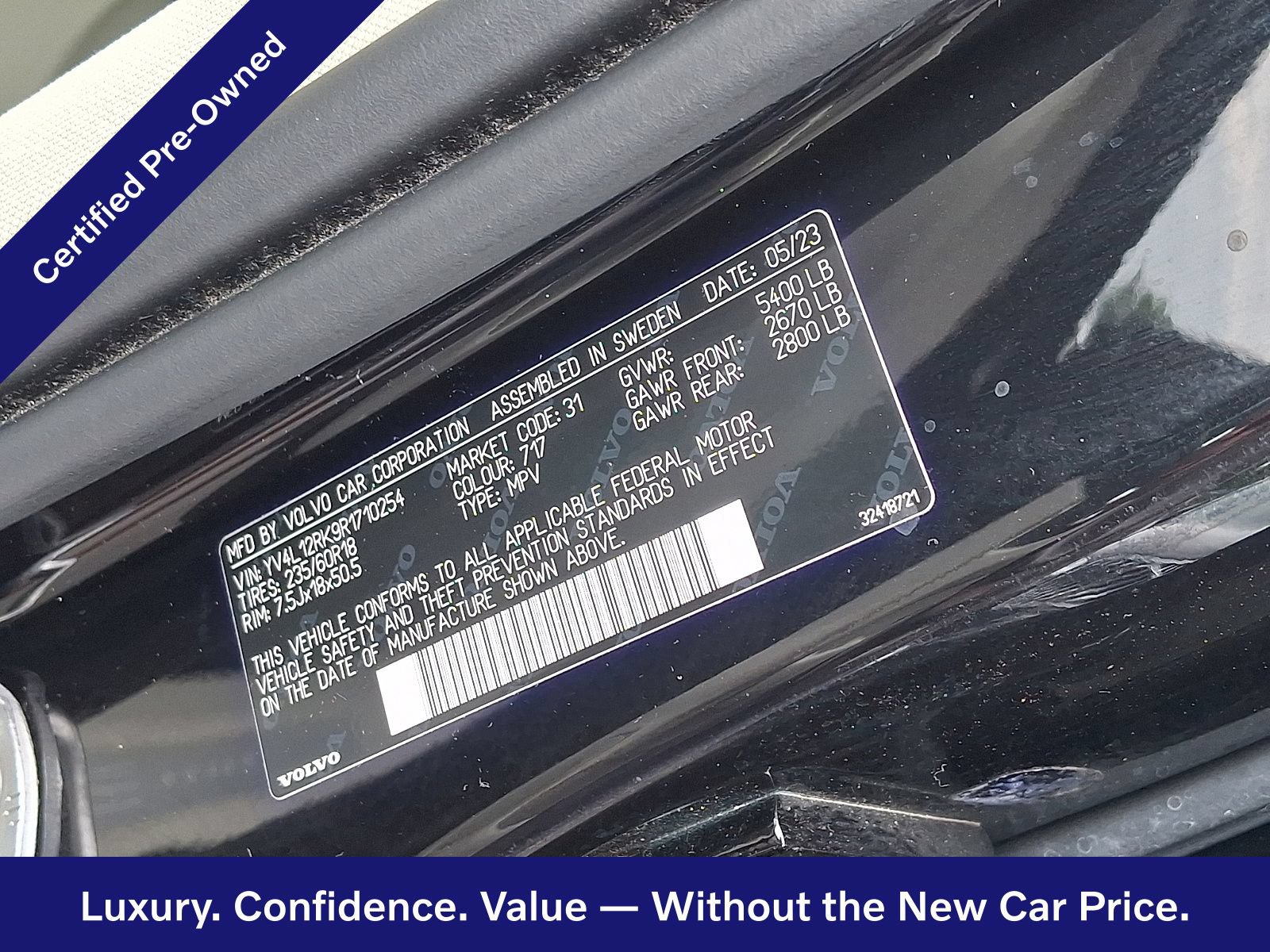 Certified 2024 Volvo XC60 B5 Core w/ Climate Package AWD/4WD image 28