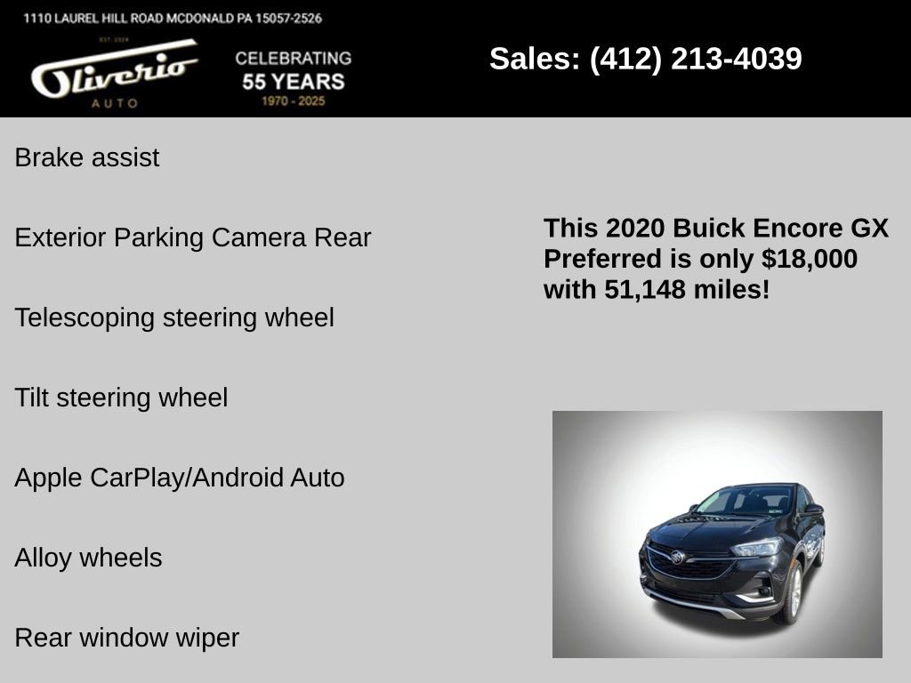 Used 2020 Buick Encore GX Preferred AWD/4WD image 10