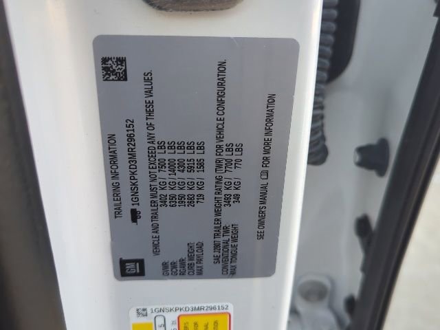 Certified 2021 Chevrolet Tahoe Z71 w/ Luxury Package image 35