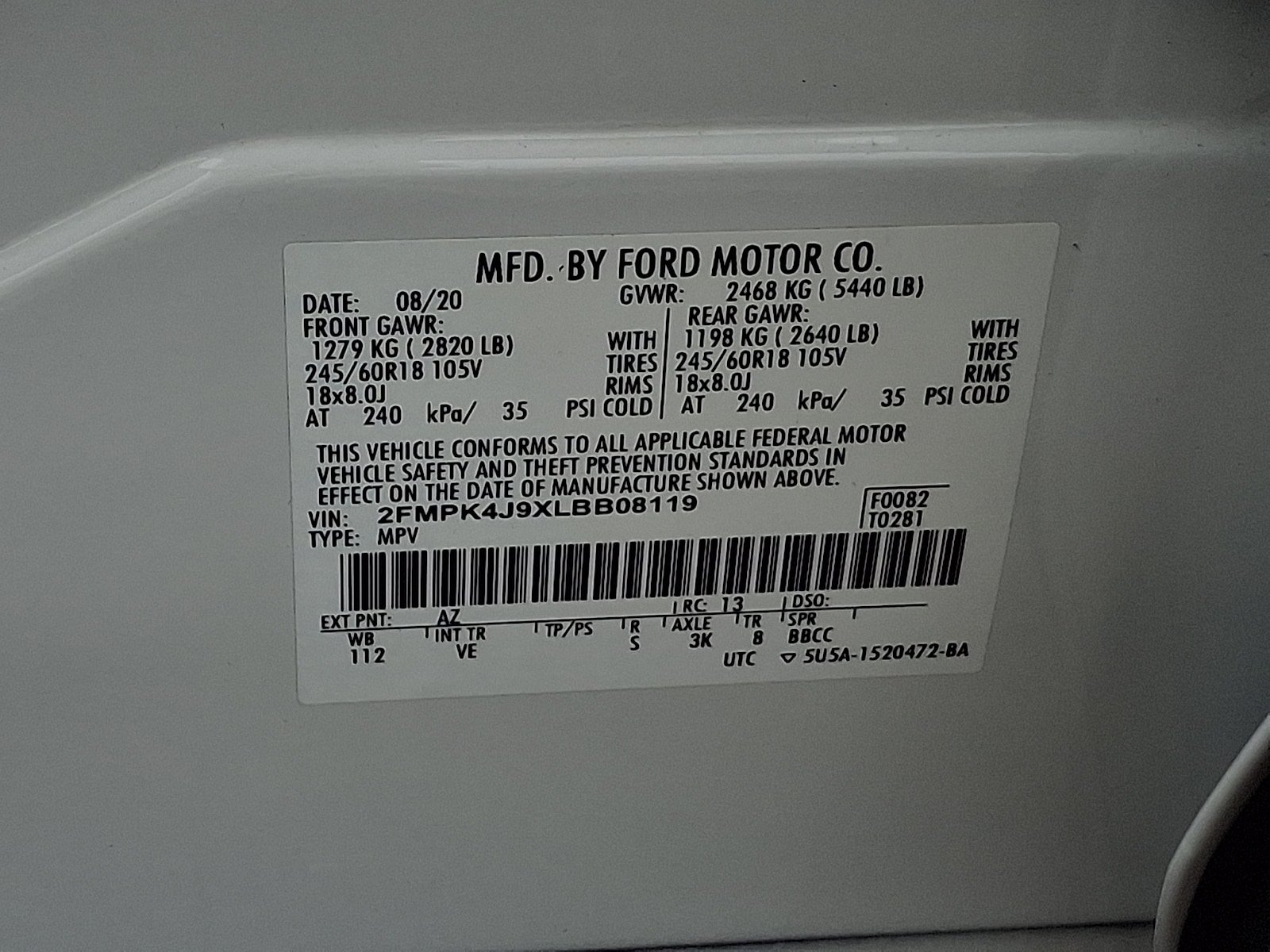 Used 2020 Ford Edge SEL w/ Convenience Package AWD/4WD image 28
