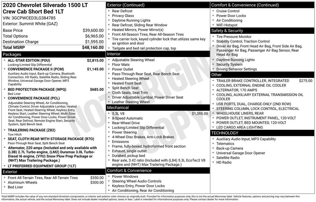 Used 2020 Chevrolet Silverado 1500 LT w/ All-Star Edition RWD image 5