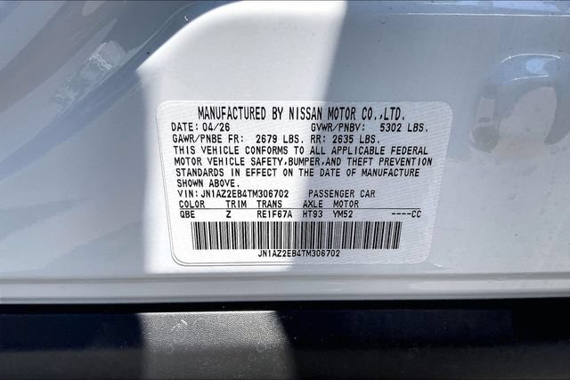 New 2026 Nissan Leaf Platinum+ w/ Illuminated Package FWD image 16