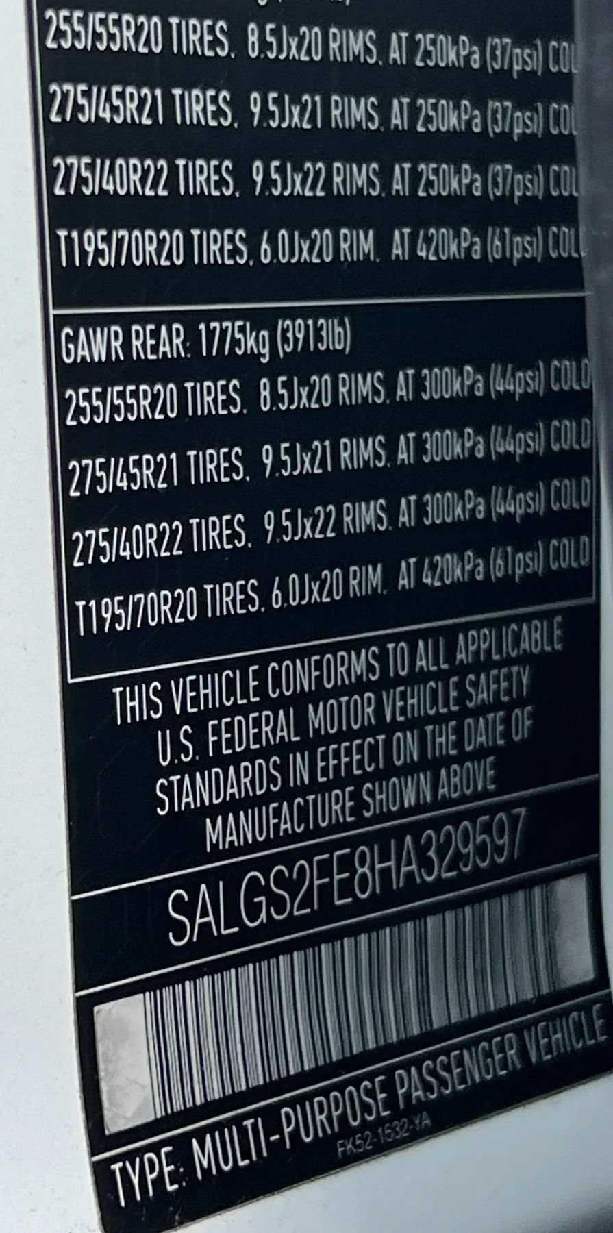 Used 2017 Land Rover Range Rover Supercharged AWD/4WD image 58