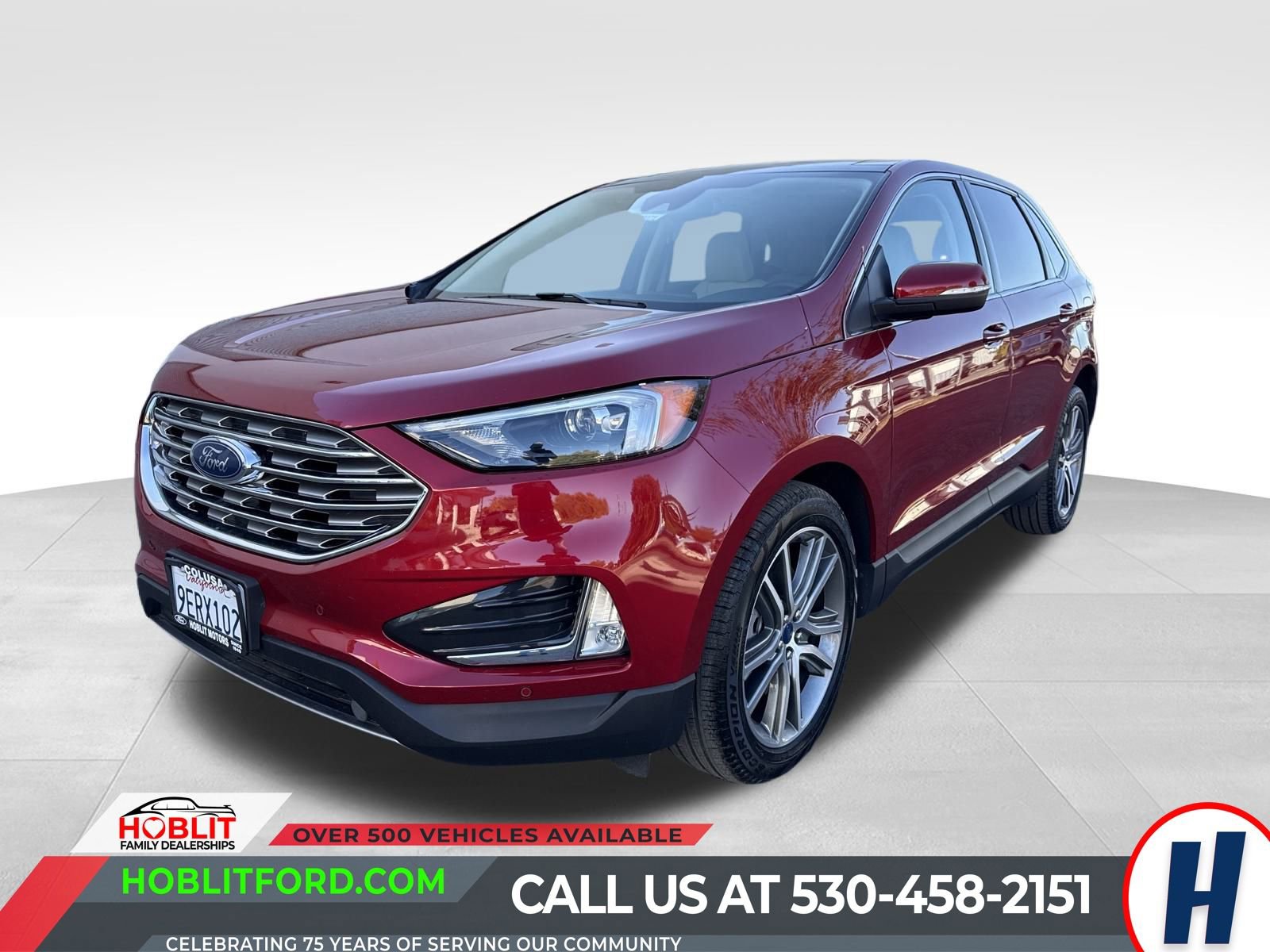 Certified 2022 Ford Edge Titanium w/ Class II Trailer Tow Package