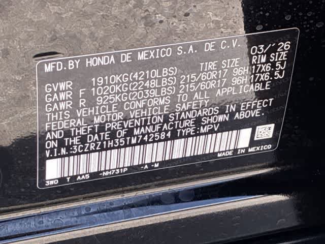 Certified 2026 Honda HR-V LX image 37
