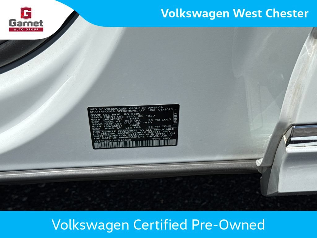Certified 2024 Volkswagen Atlas SEL Premium R-Line AWD/4WD image 27