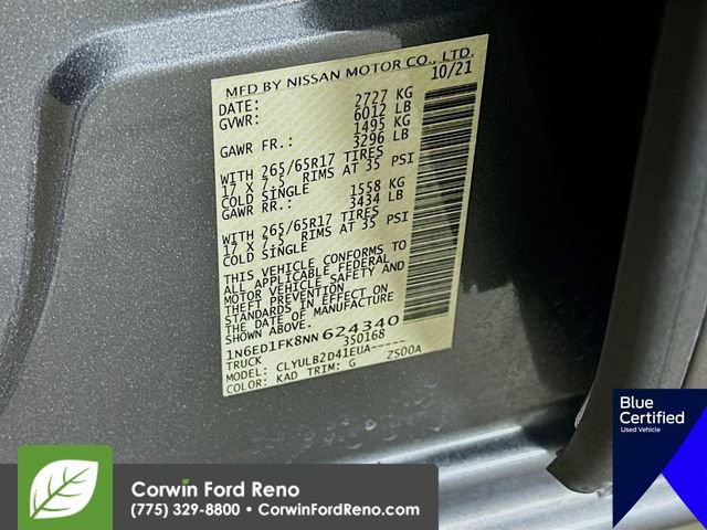 Used 2022 Nissan Frontier SV image 33