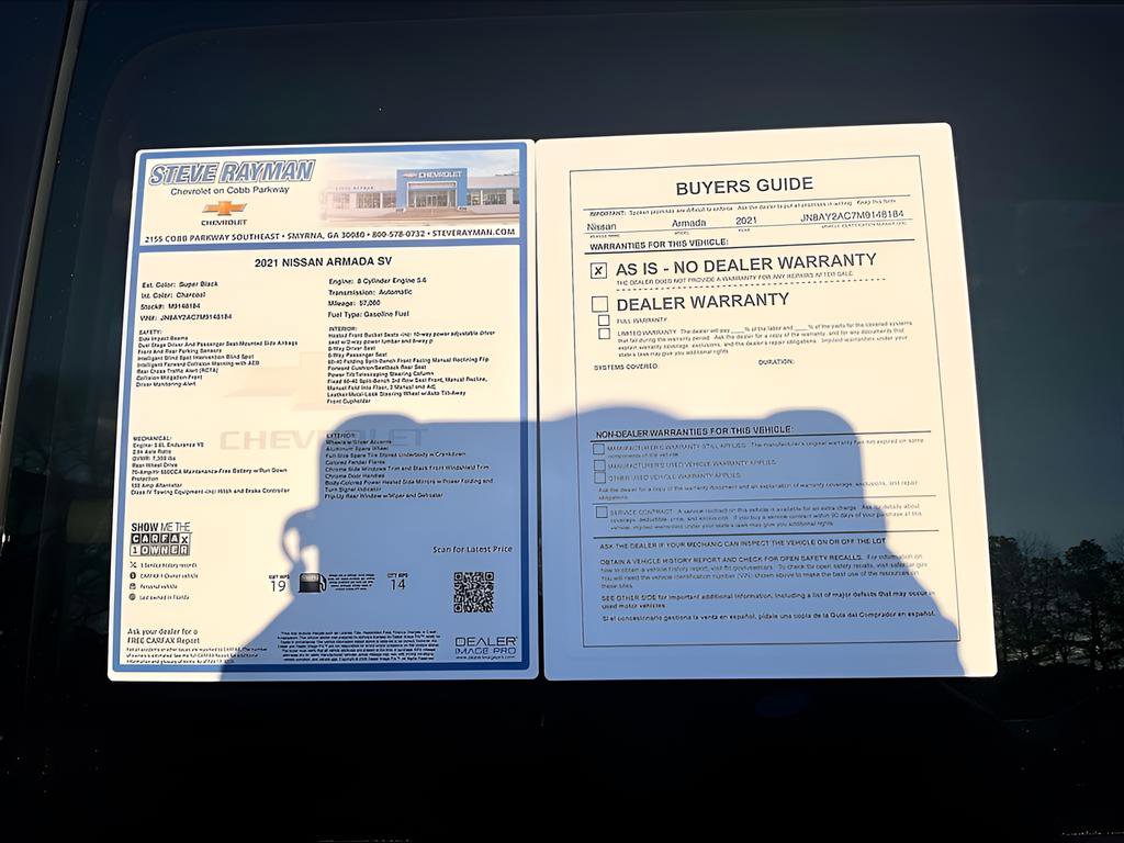 Used 2021 Nissan Armada SV w/ Cargo Package image 29
