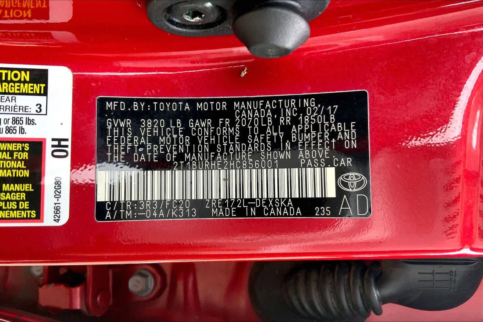 Used 2017 Toyota Corolla SE w/ Carpet Mat Package (TMS) FWD image 33