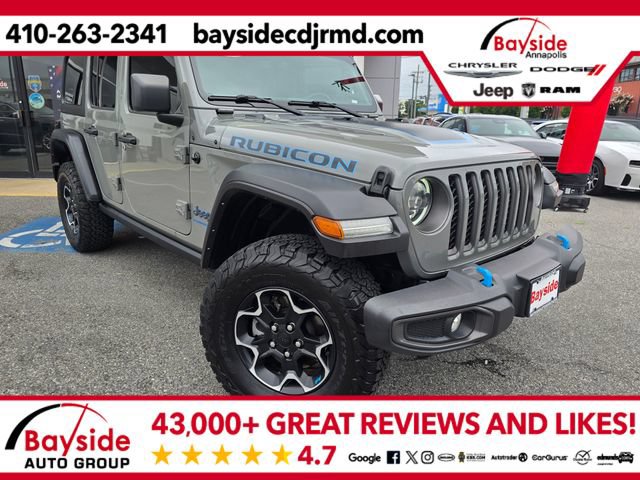 Used 2023 Jeep Wrangler Unlimited Rubicon 4xe w/ Dual Top Group AWD/4WD image 1