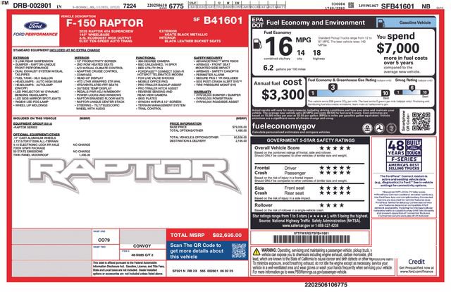 Certified 2025 Ford F150 Raptor AWD/4WD image 13