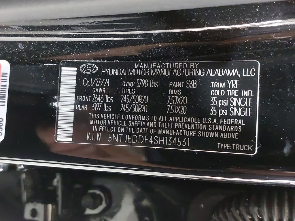 Certified 2025 Hyundai Santa Cruz Limited image 34