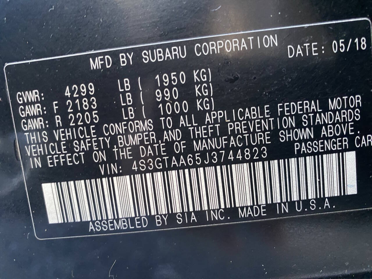 Used 2018 Subaru Impreza 2.0i AWD/4WD image 33