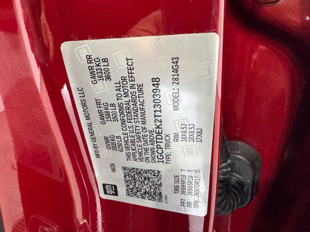 New 2026 Chevrolet Colorado Z71 AWD/4WD image 27