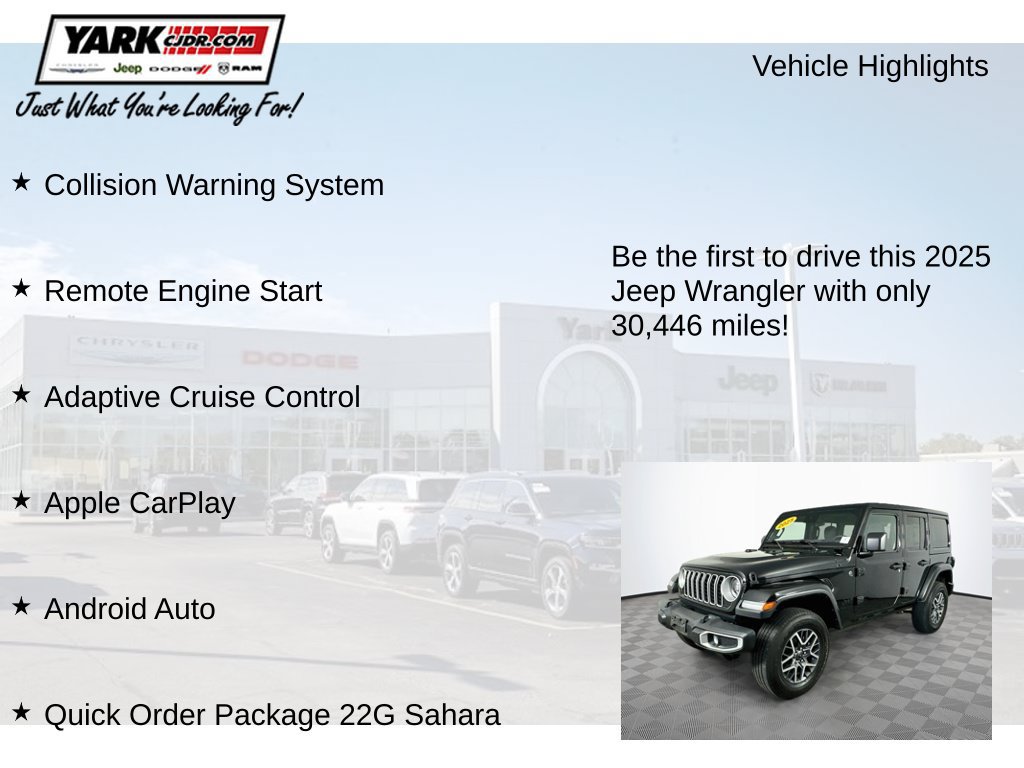 Certified 2025 Jeep Wrangler Unlimited Sahara AWD/4WD image 13