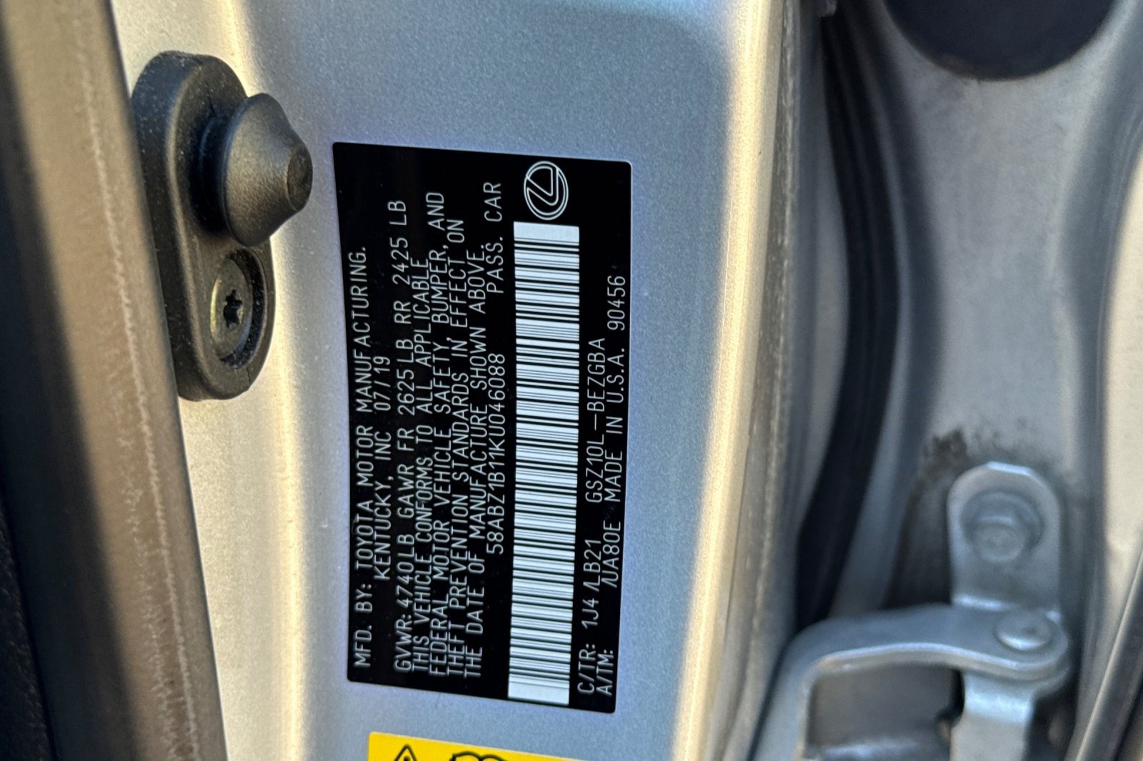 Used 2019 Lexus ES 350 w/ Accessory Package FWD image 40