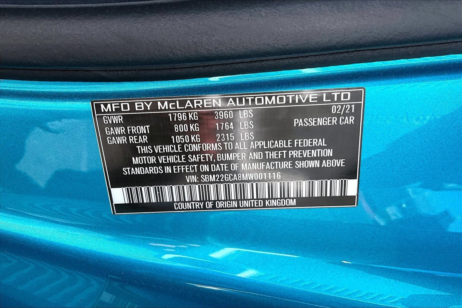 Used 2021 McLaren GT RWD image 32