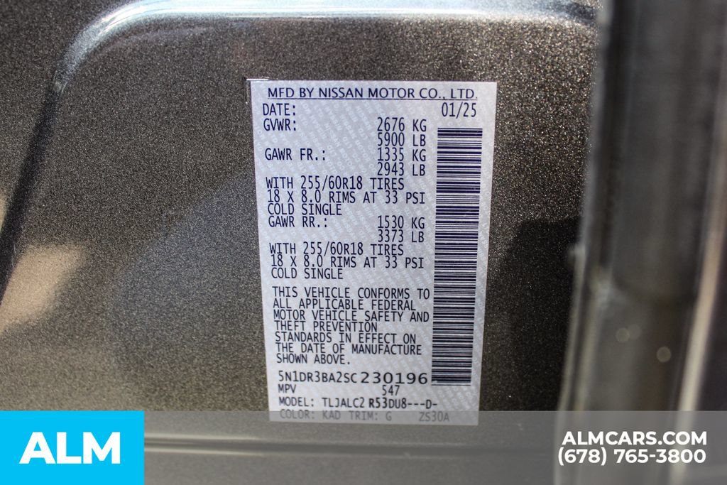 Used 2025 Nissan Pathfinder SV FWD image 41