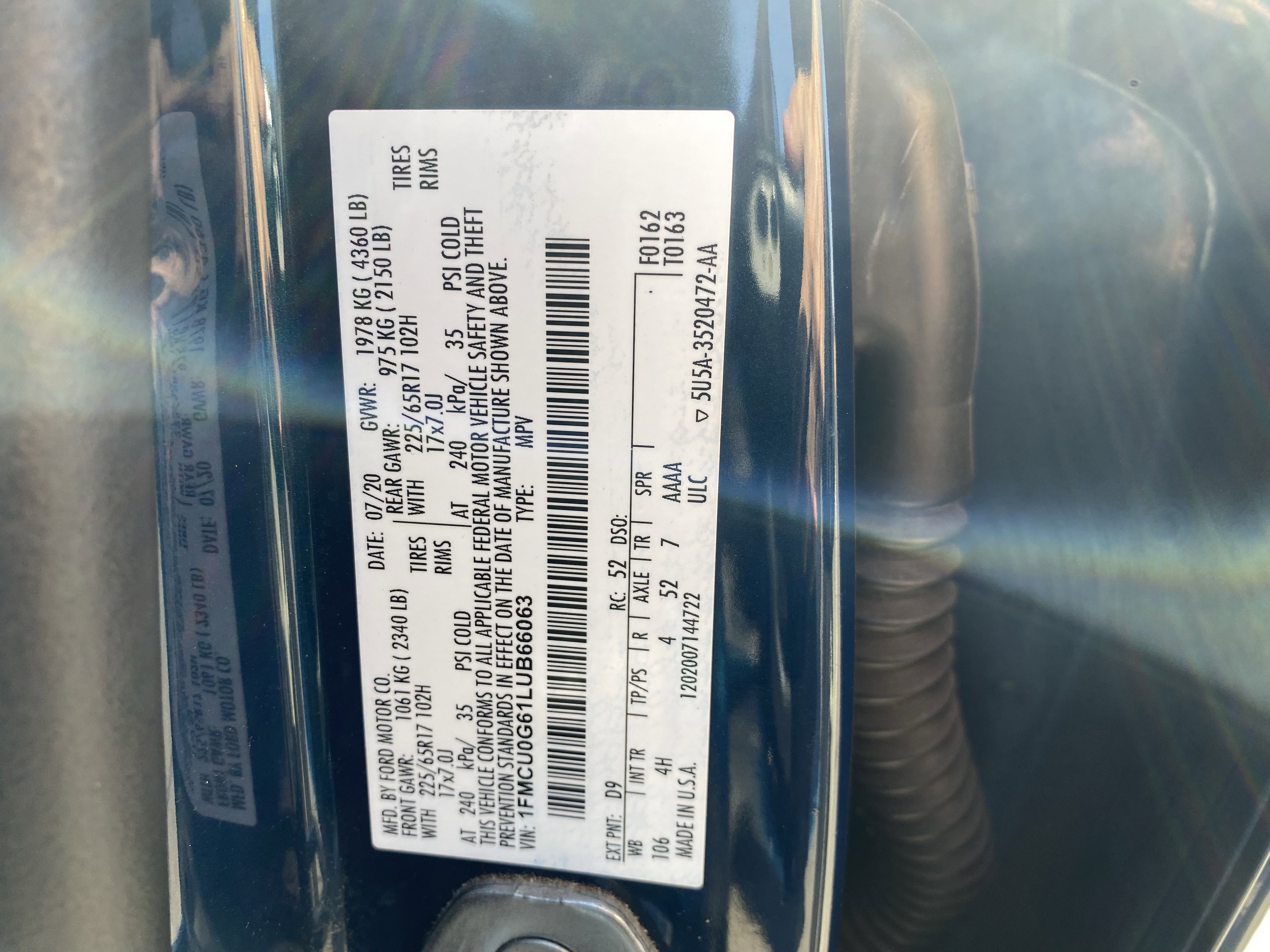 Used 2020 Ford Escape SE FWD image 33