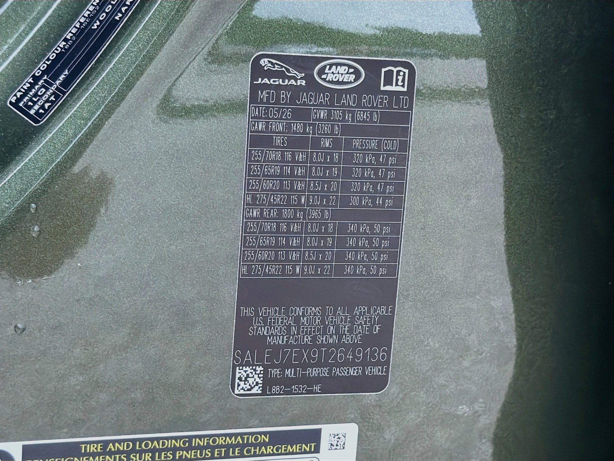 New 2026 Land Rover Defender 110 S AWD/4WD image 43