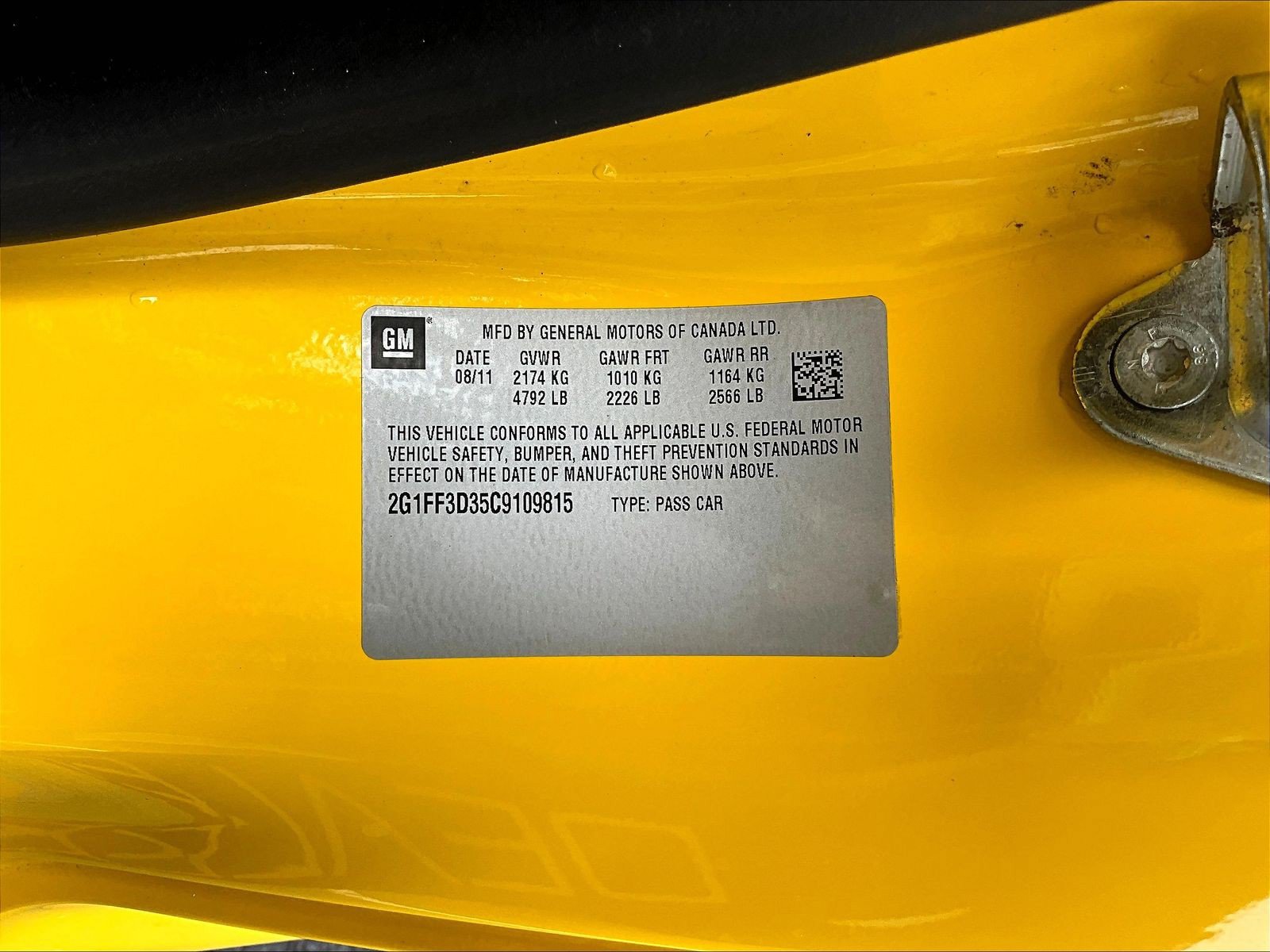 Used 2012 Chevrolet Camaro LT RWD image 18